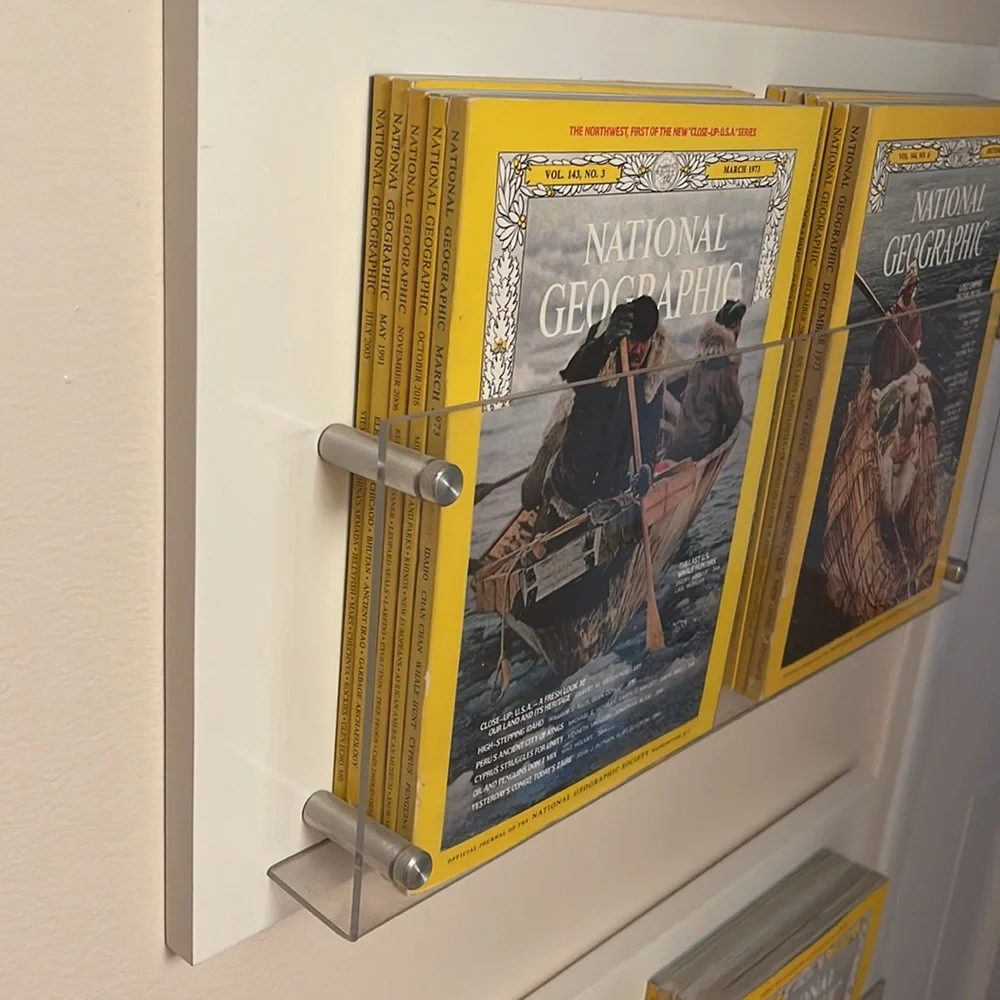 Cb2 vintage magazine wall holder